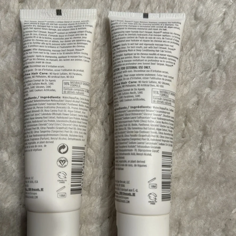BNIB Sephora Briogeo Don’t Despair, Repair Shampoo and Conditioner Duo - Picture 3 of 4